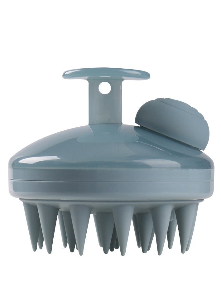 Loquat 【Hair Scalp Scrubber Shampoo Brush with Dispenser】– Silicone Scalp Massager  Exfoliating Brush for Deep Cleansing, Dandruff Removal  Hair Growth – Long-Nail Friendly Shower Tool for All Hair Types ( - Image 1