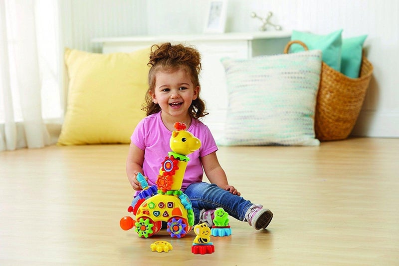 في تك لعبة VTech VT80-199103 GearZooz Gear Up & Go Gearaffe - Image 2