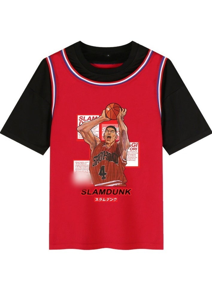 KUYING New Slam Dunk Casual Loose Short Sleeve  - Image 1