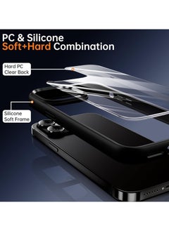 Generic Magic Mask QY Series Tpu Protection Case Compatible with iPhone 15 Pro 6.1 inch Unique Black Frame Clear for iPhone 15 Pro 6.1 inch  - Image 3
