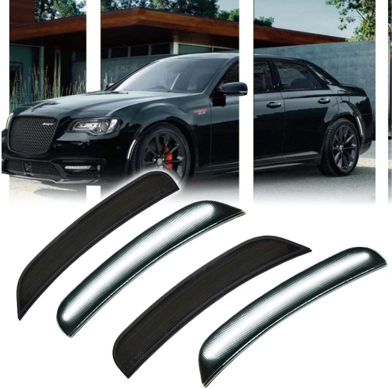 GSOWO 4 PCS LED Side Marker Light Kits for Chrysler 300 (2015-2023) - White - Image 1