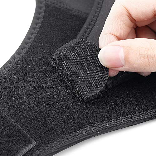 RUNZI Shoulder Support Brace with Pressure Pad for Men Women, Adjustable Shoulder Brace for Torn Rotator Cuff, Tendonitis, Dislocation, AC Joint, Bursitis, Labrum Tear, Pain, Fits Right or Left Shoulder - Image 5