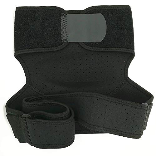 RUNZI Shoulder Support Brace with Pressure Pad for Men Women, Adjustable Shoulder Brace for Torn Rotator Cuff, Tendonitis, Dislocation, AC Joint, Bursitis, Labrum Tear, Pain, Fits Right or Left Shoulder - Image 3