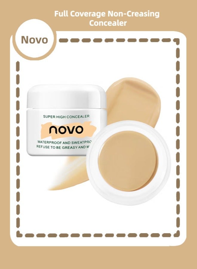 نوفو سوبر عالي الإخفاء، كامل التغطية غير التشحيم الإضاءة تحت إخفاء العين، خفيف الوزن طويل الأمد الترطيب أخف للمرأة، إنشاء طبيعي، نظيف 3D المظهر 12 ج - Image 1