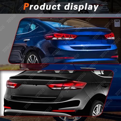 TODO Left Outer Tail Light with Side Marker Compatible with 2017-2018 Hyundai Elantra US Built, Driver Side Exterior Rear Lamp Replacement OE 92401-F3000 - Image 5