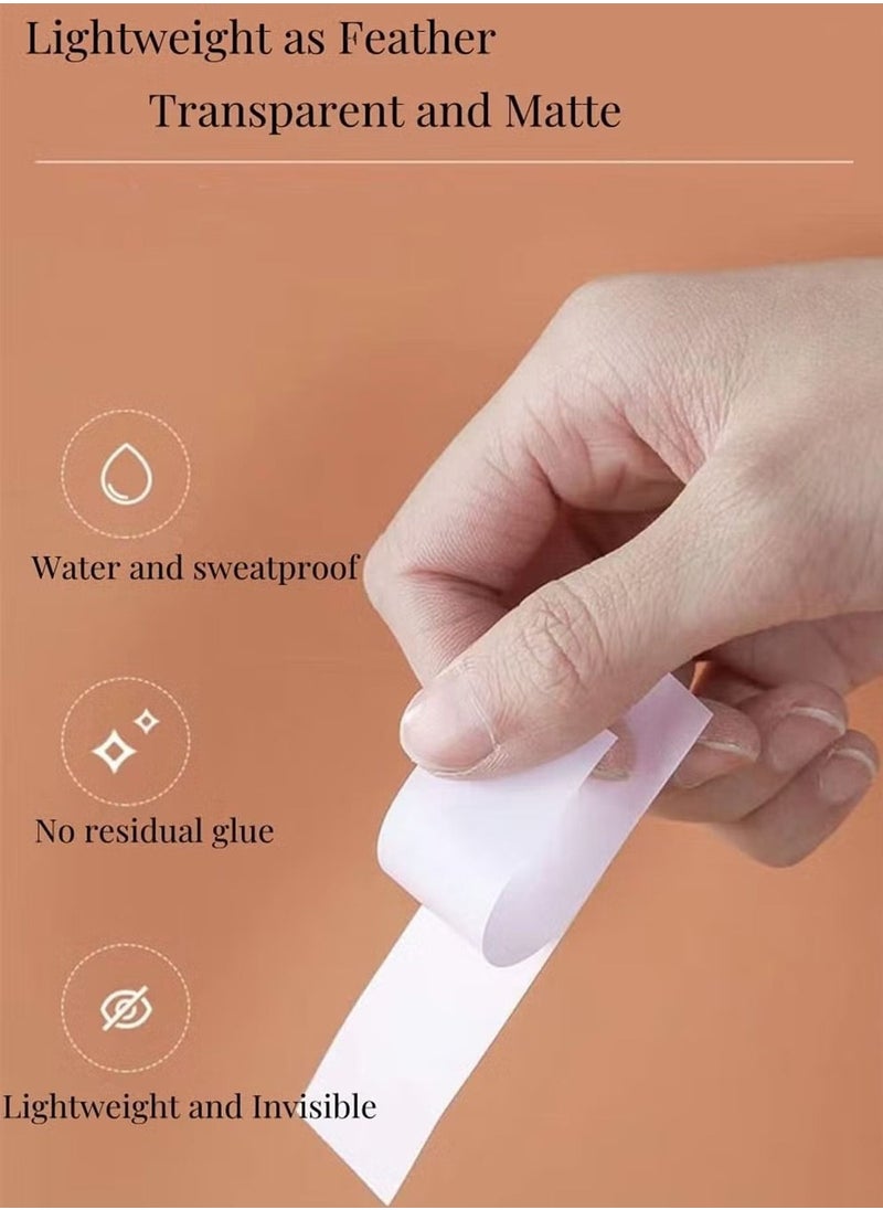 Generic - 36 Pcs Double Sided Tape for Apparel and Body, Clear Gentle Strong Adhesive Ladies Clothing All Skin Tones Fabrics - Image 1