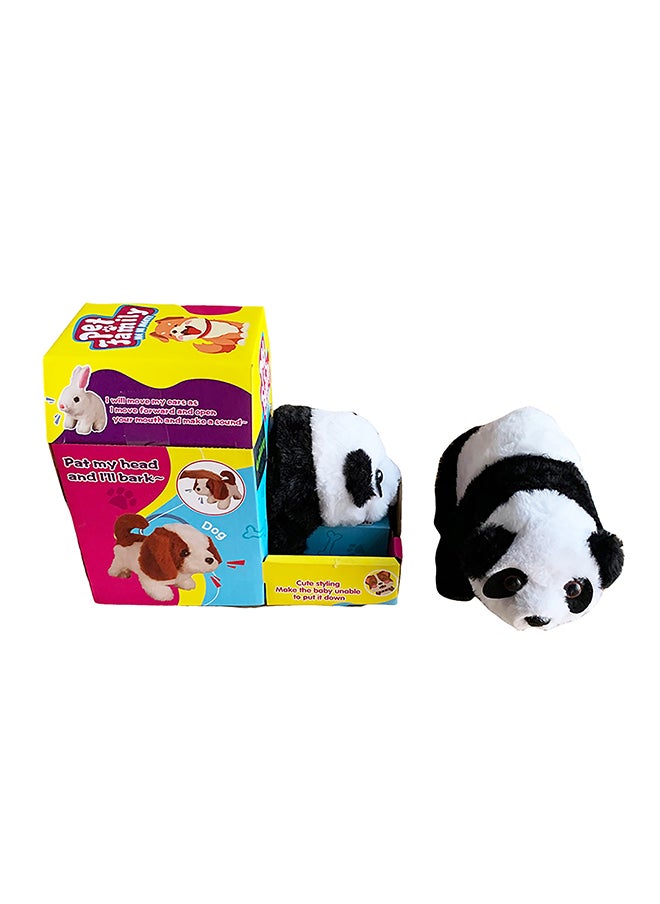 Galaxy Toys - Galaxy Electronic Walking Plush Panda Toy with Pet House Packaging – 1 pc – Realistic Walking and Sound Functions – Safe for Kids 3+ - Image 1
