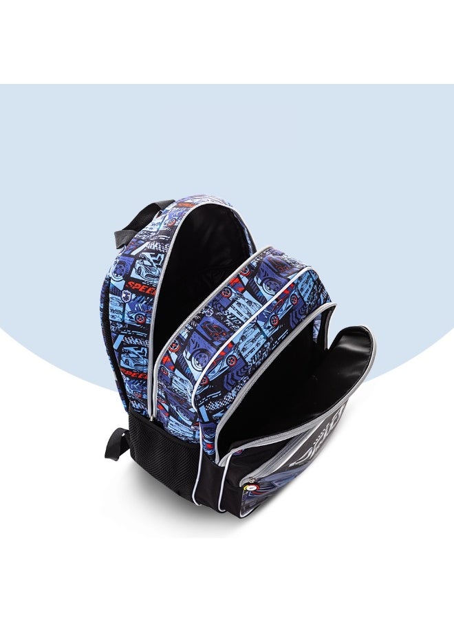 Eazy Kids Eazy Kids 18" Set of 3 Backpack w/ Lunch Bag and Pencil Case - Car Racing  - Image 4