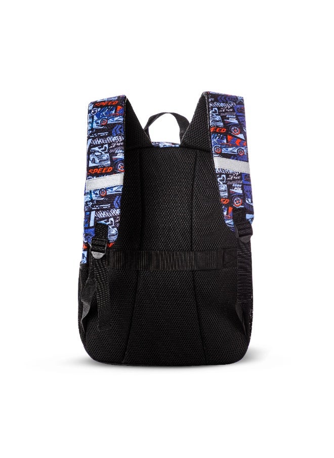 Eazy Kids Eazy Kids 18" Set of 3 Backpack w/ Lunch Bag and Pencil Case - Car Racing  - Image 5
