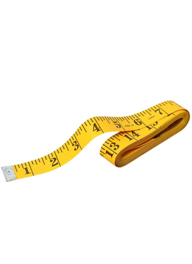 Generic 3 meter Yellow small tape measure, three circumference ruler, clothing tailor ruler, double-sided measuring tape measure, dormitory household sewing tape measure  - Image 4