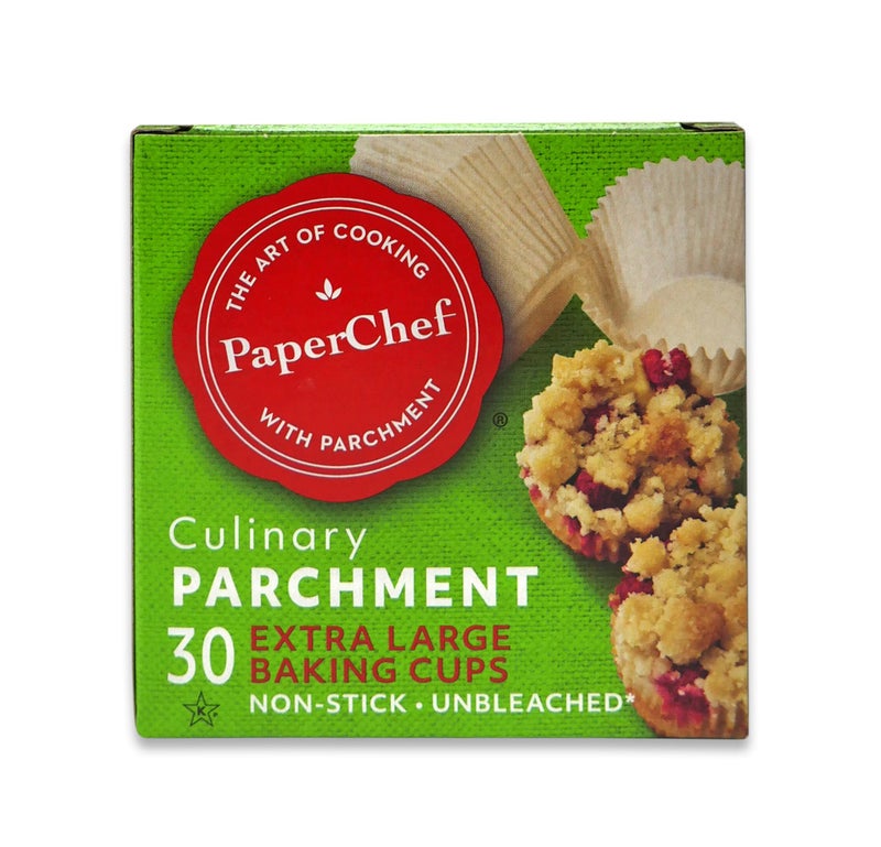 PaperChef - X-Large Parchment Baking Cups - Easy Release, Non-Stick Paper - 30 count - Image 1