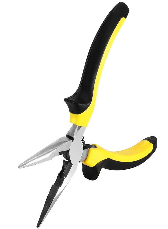 JOIKIT 12 PACK 6 Inches Professional Needle Long Nose Pliers Bulk with Non-Slip Grip, Heavy Duty Needle Nose Pliers for Wire Cutting, Wire Bending, Handcraft and PCB Board - Image 5