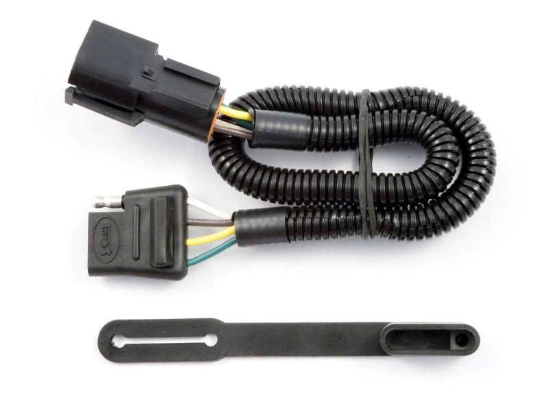 Curt كابل توصيل مقطورة مخصص 4 دبابيس من CURT 56073 لجانب السيارة، يناسب بعض سيارات فورد فريستار وميركوري مونتيري - Image 1