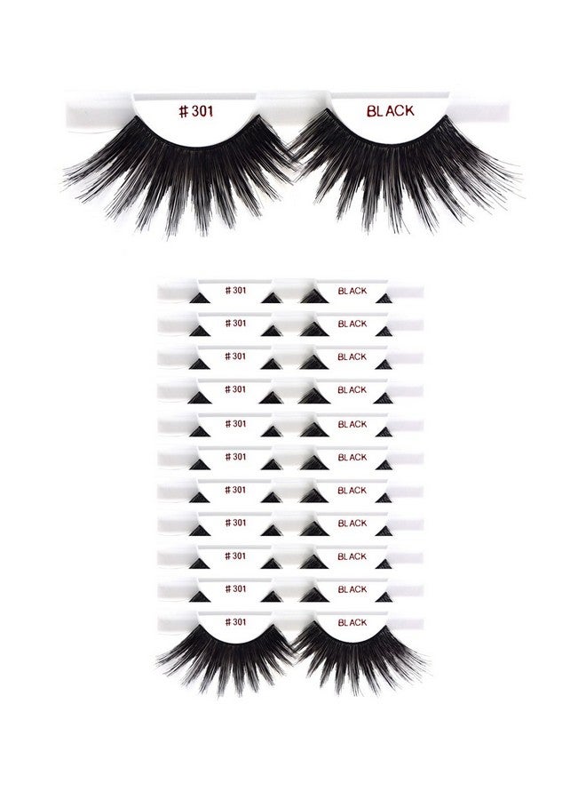Christina 12 packs #301 Christina 100% Human Hair Fake Eyelashes - Image 1