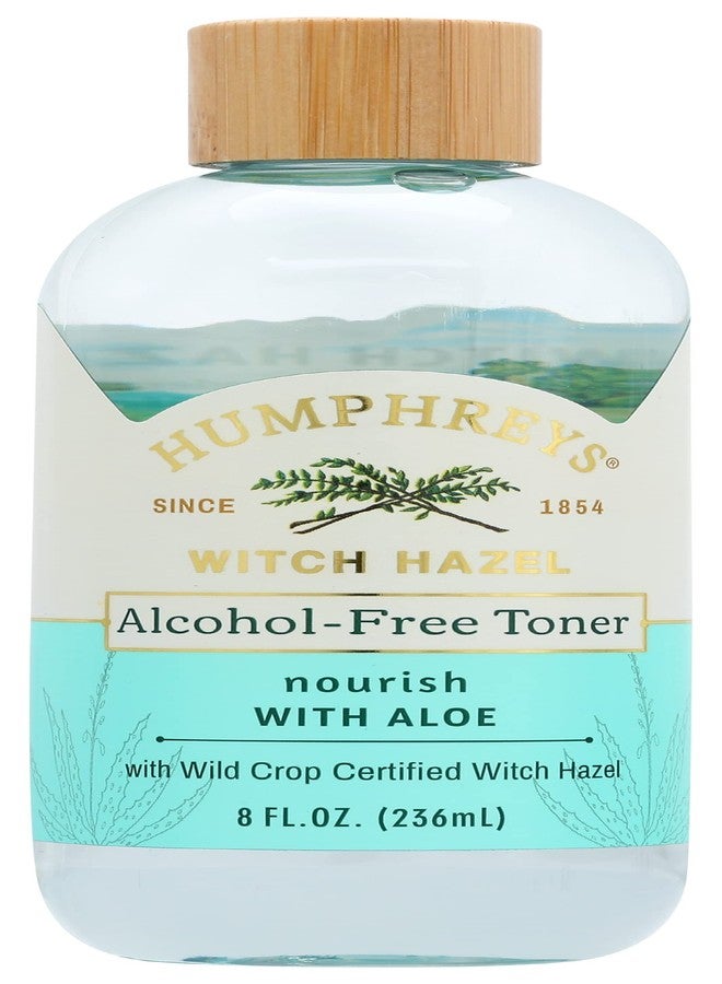 Humphreys Alcohol-Free Toner, Witch Hazel with Aloe, 8 Fl Oz (Pack of 1)