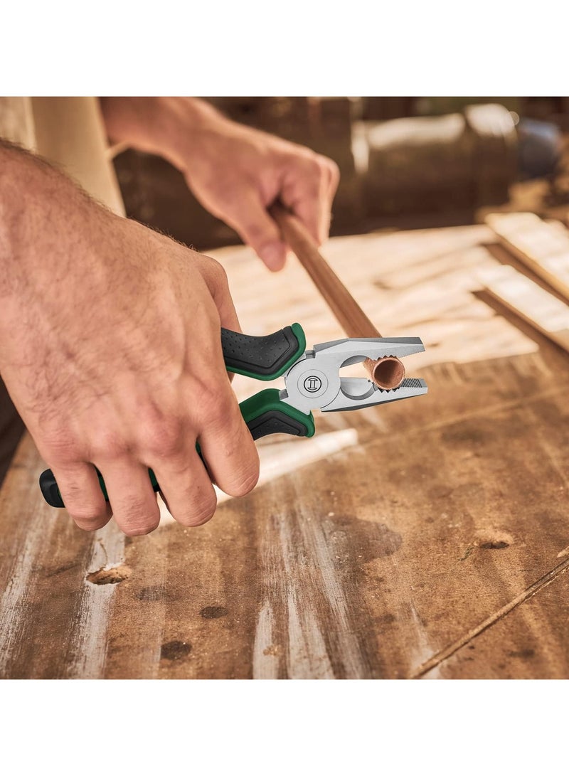 Bosch 2-piece pliers set (1 high-quality, precise and durable pliers and 1 long ergonomic pliers for many different tasks, chrome-nickel surface) - Image 4