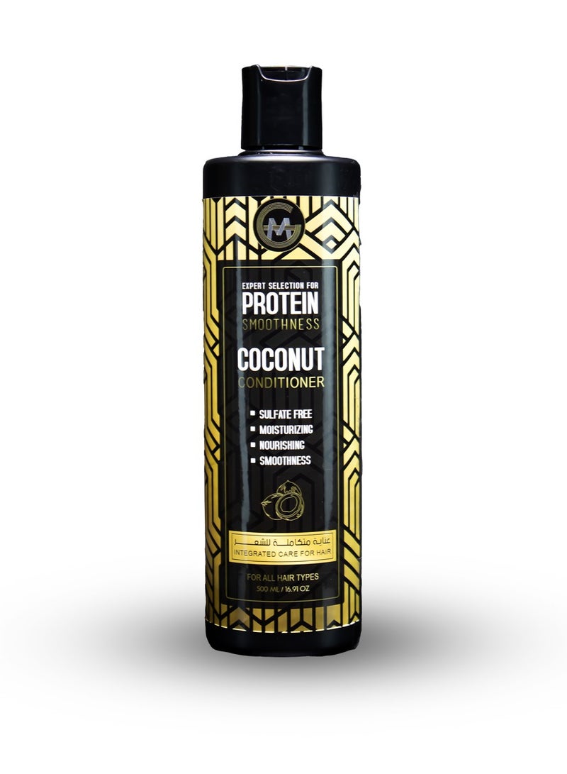 GM Professional GM Coconut Conditioner - Sulfate, Paraben, and Silicone-Free - 500ml  - Image 1