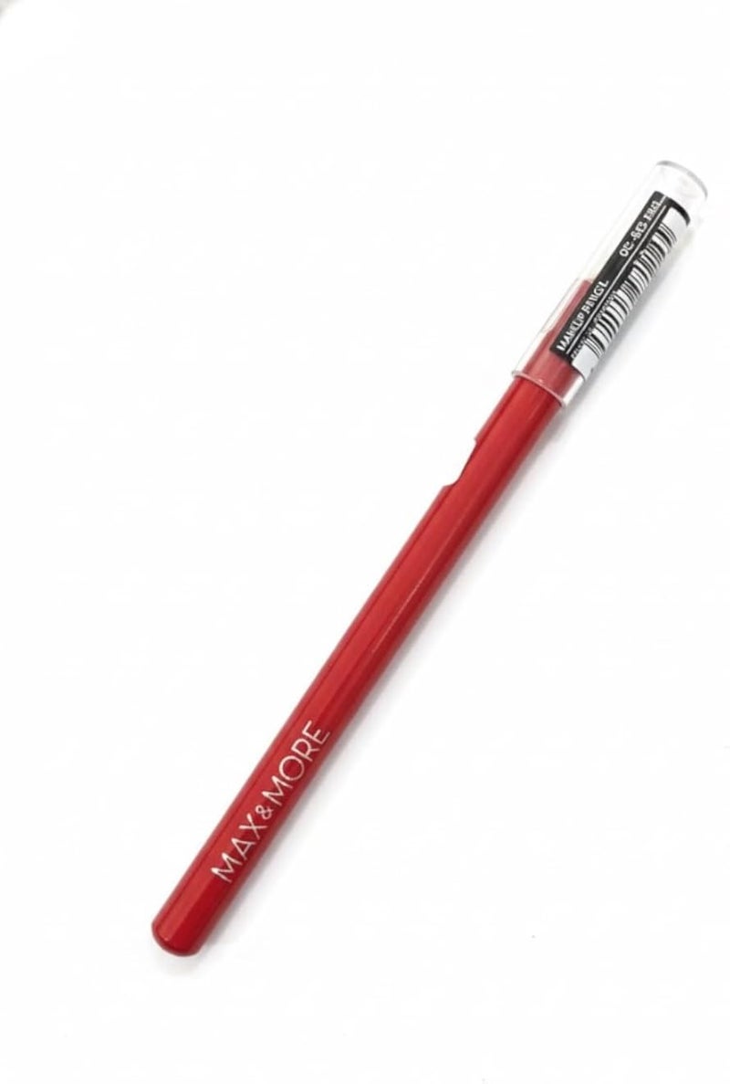 Max & more Professional Makeup Pencil, 5 Colors - 1 Piece (Red, 1.2g)
