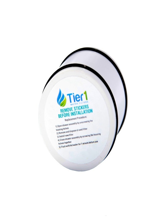 Tier1 Replacement for Culligan WHR-140 Level 2 Showerhead Shower Filter Cartridge 2 Pack - Image 3