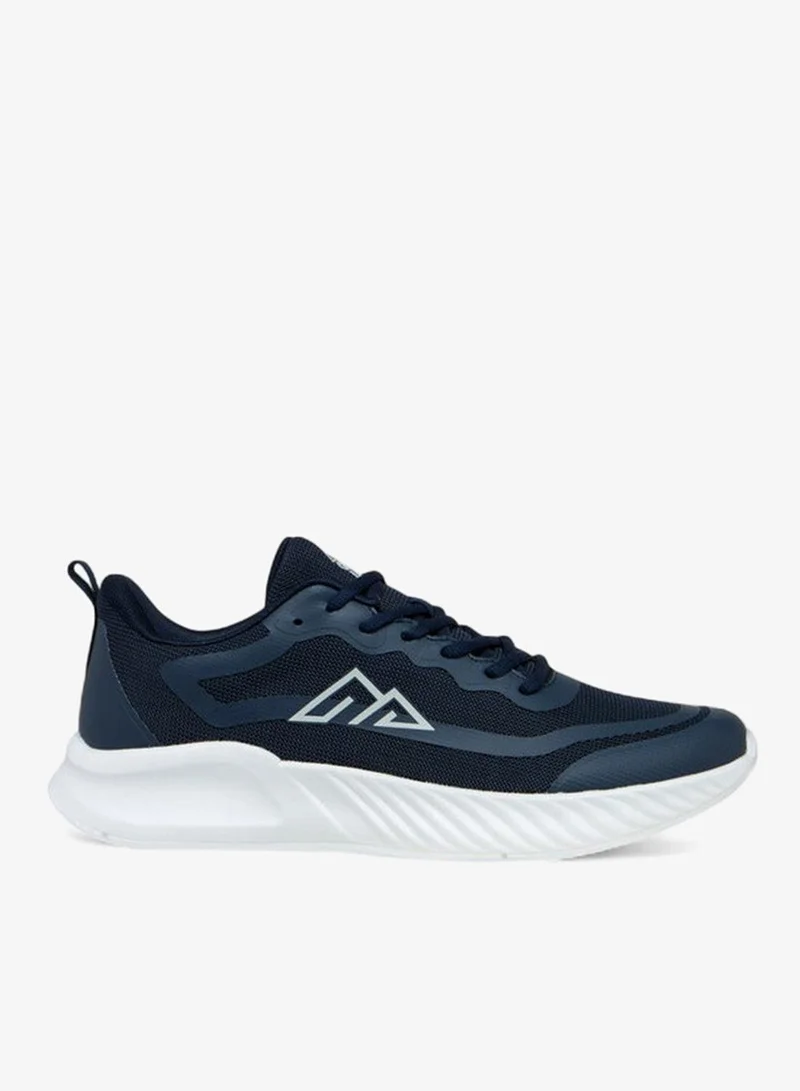 Oaklan by Shoexpress NAVY Panelled Lace-Up Sports Shoes  | Best Price UAE