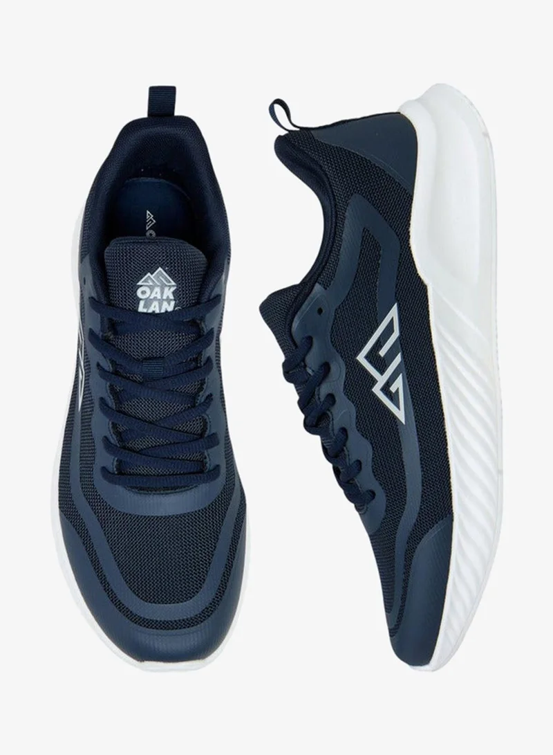 Oaklan by Shoexpress NAVY Panelled Lace-Up Sports Shoes  | Best Price UAE