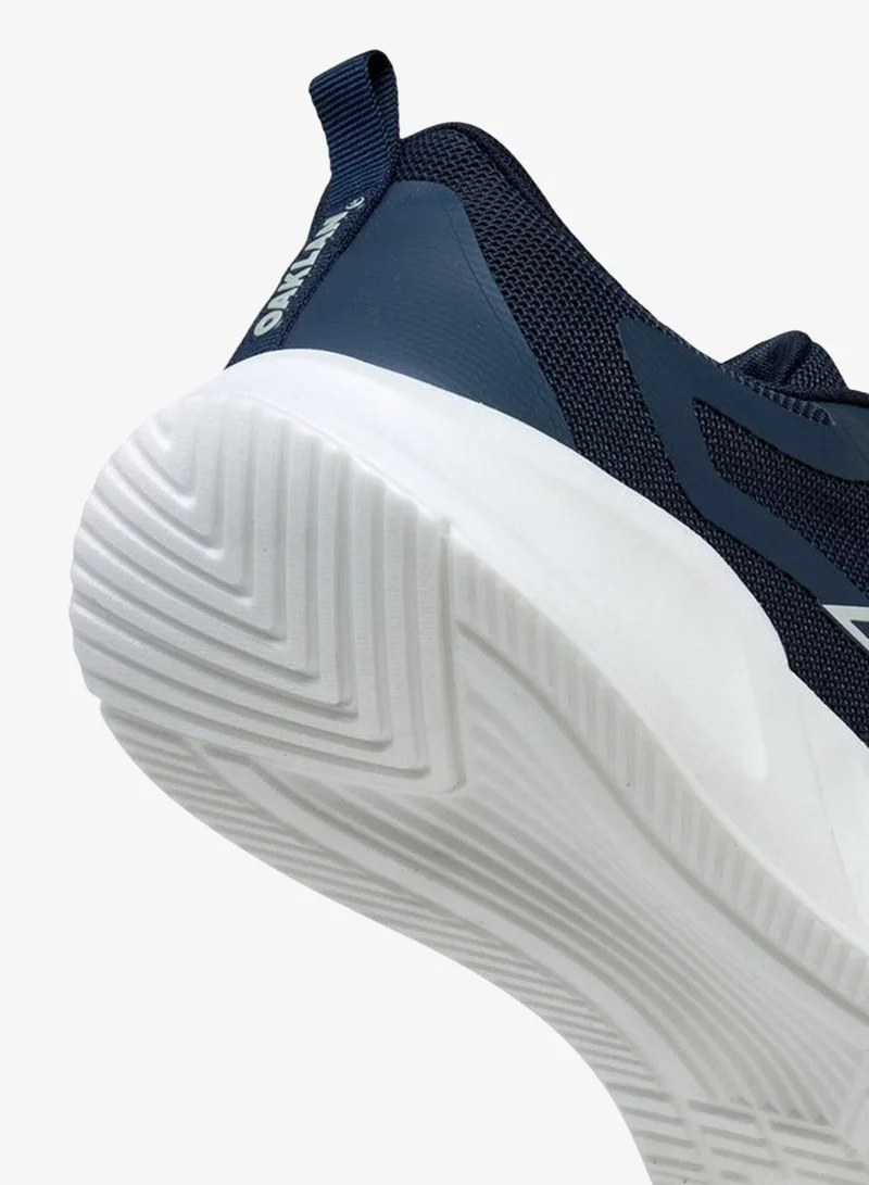 Oaklan by Shoexpress NAVY Panelled Lace-Up Sports Shoes  | Best Price UAE