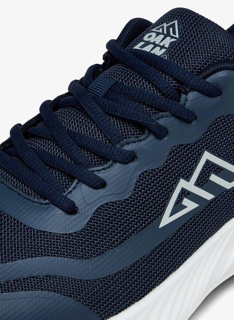 Oaklan by Shoexpress NAVY Panelled Lace-Up Sports Shoes  | Best Price UAE
