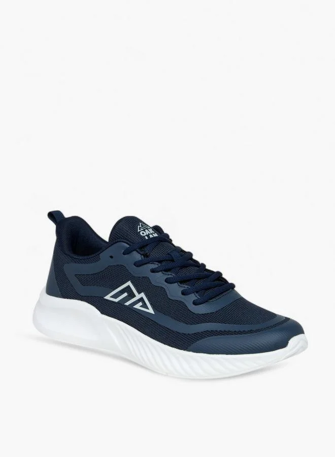 Oaklan by Shoexpress Panelled Lace-Up Sports Shoes With Pull Tab