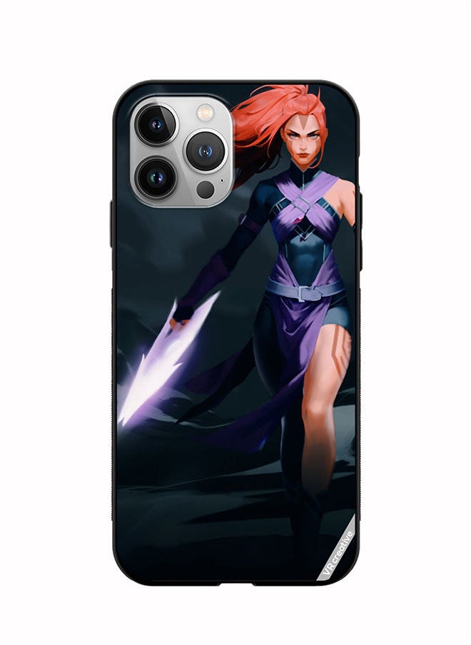VR CREATIVE Protective Case Cover For Apple iPhone 11 Pro Max Anti-Mage Lady Dota 2 Design Multicolour  - Image 1