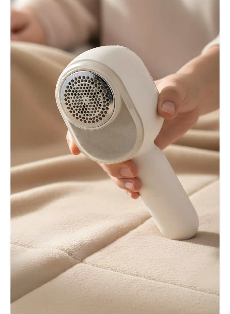 بورودو جهاز إزالة الوبر 2 في 1 مع 6 شفرات، مستويين للسرعة، بطارية قابلة للشحن 600 مللي أمبير، وقت تشغيل 90 دقيقة، مفتاح تحكم - Image 2