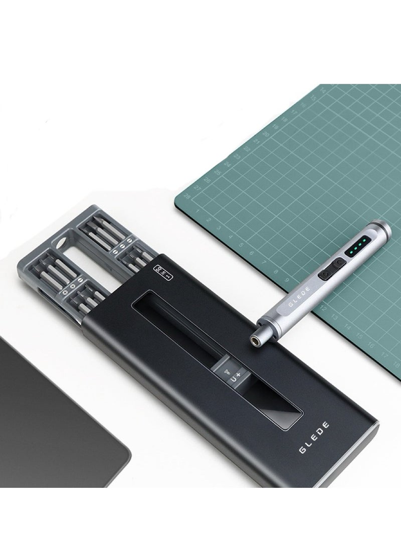 Neutral Mini Electric Screwdriver 50 in 1 Precision Power Screwdriver Set Cordless Pocket Screwdriver With 48 Magnetic Bits 1 Pliers 1 Pole Suitable For Repairs Phone Camera Laptop Watch Glasses Clocks Toy - Image 3