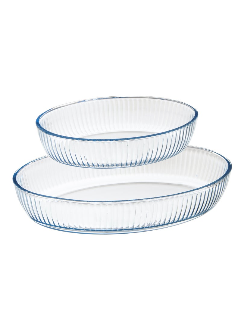 Hic - 2-Piece oval Oven Trays Set - Image 1