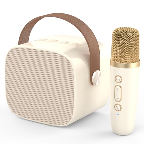 MEGUO Mini Karaoke Machine,Funny Toys Christmas Birthday Gifts for Kids Age 4-12 Girls,Boys,Adults,MEGUO Karaoke Microphone Toys for 4,5,6,7,8,9,10,11,12+ Year Old Girls Boys Kids Birthday Party - Image 1