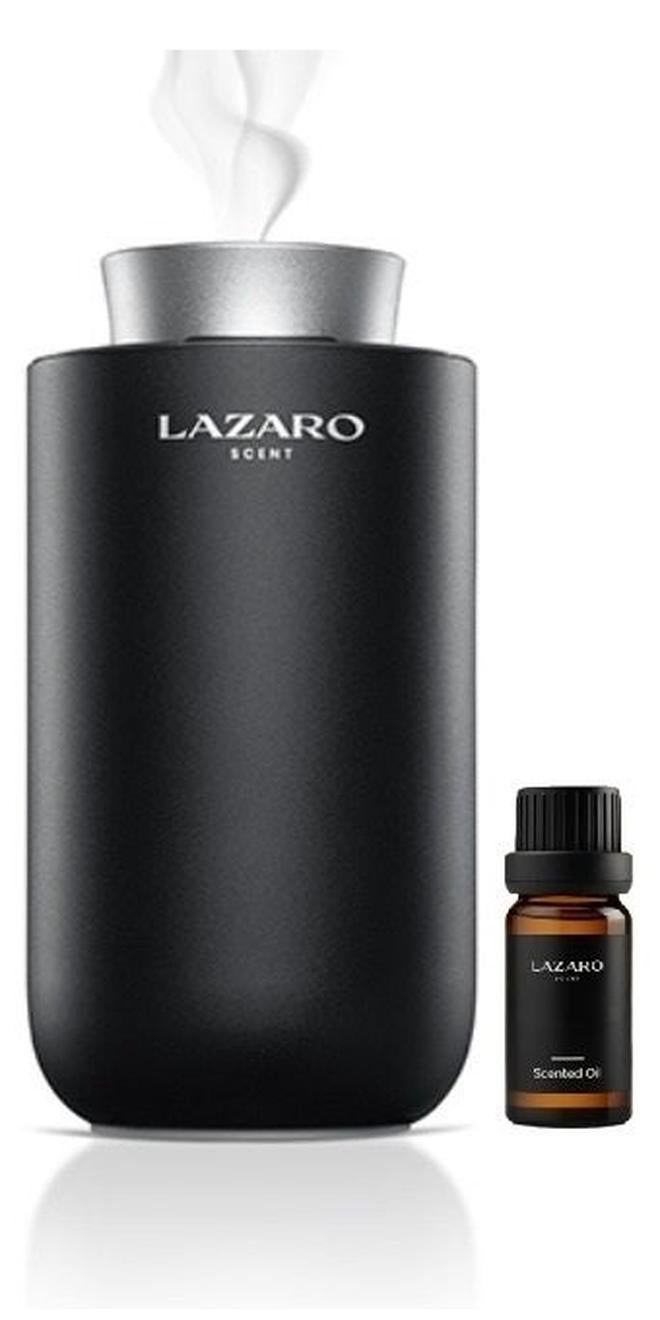 Lazaro Scent Z1 Car Scent Diffuser (Black/Silver) + Free 10ml Scent Bottle included - Image 1