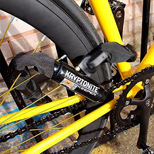 Kryptonite Keeper 785 Bike Chain Lock, 2.8 Feet Long Heavy Duty Anti-Theft Bicycle Chain Lock with Keys for Bike, Motorcycle, Scooter, Bicycle, Door, Gate, Fence,Purple - Image 4