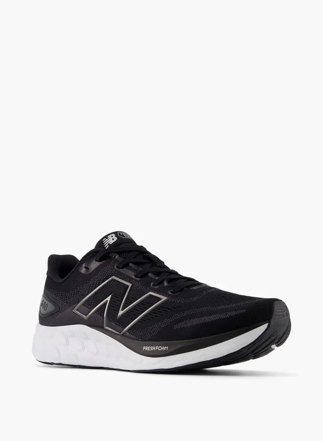 New Balance Men's Logo Detail Sports Shoes with Lace-Up Closure - 680