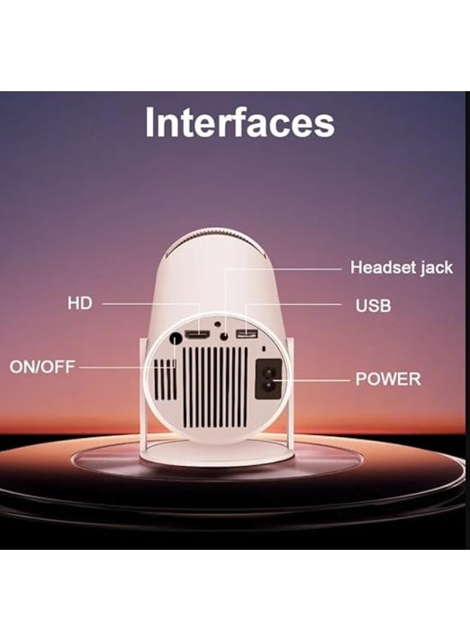 Mini 4K Portable Projector HY300 – 5G WiFi 6, Bluetooth 5.0, Android 11, 1080P Full HD Support, 8000 Lumens, LED Auto Horizontal Correction, 180° Rotation - Image 3