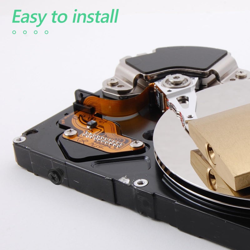 Iron Hard Drive Screws 3 5 Inch 10pcs Shock Absorption for PC Case and Mechanical Drive Mounting - Image 4