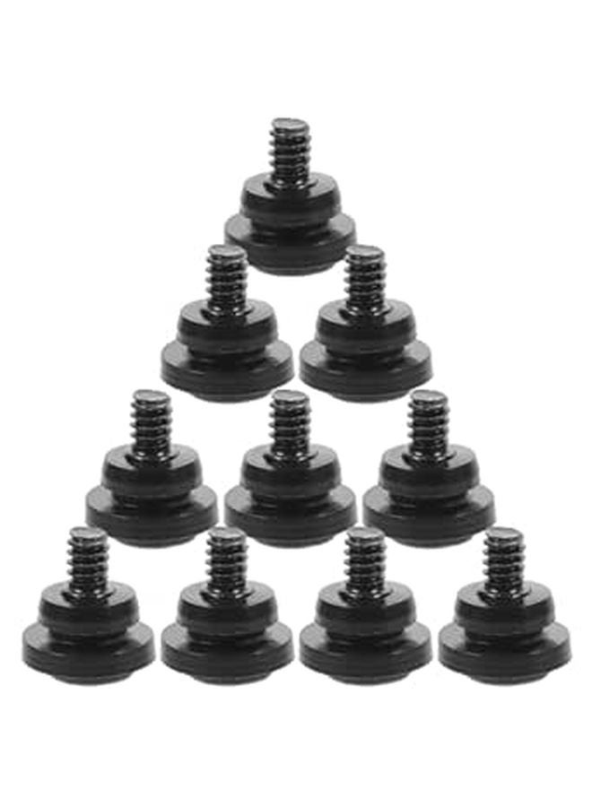 Iron Hard Drive Screws 3 5 Inch 10pcs Shock Absorption for PC Case and Mechanical Drive Mounting - Image 1