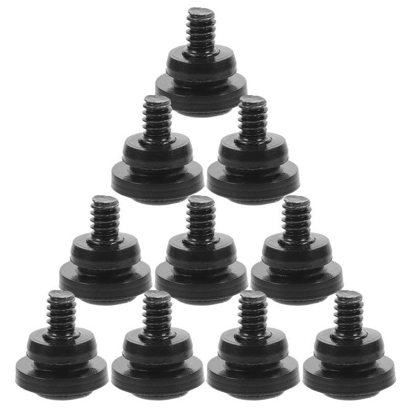 Iron Hard Drive Screws 3 5 Inch 10pcs Shock Absorption for PC Case and Mechanical Drive Mounting - Image 2