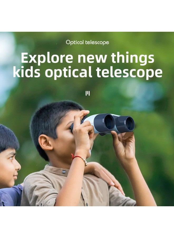 Children's Telescope Outdoor Portable Binocular Optical High-power HD Student Handheld High-end Science And Education Toys-Color:8631 * Jungle Green - Image 2