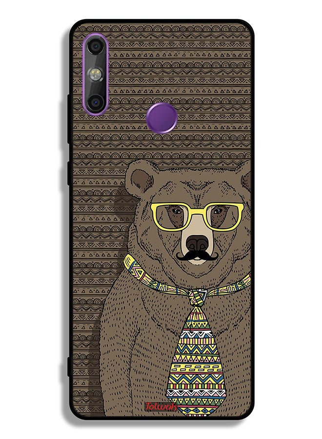 Tolwak Huawei Enjoy 20e Protective Case Cover Mr Wolf - Image 2