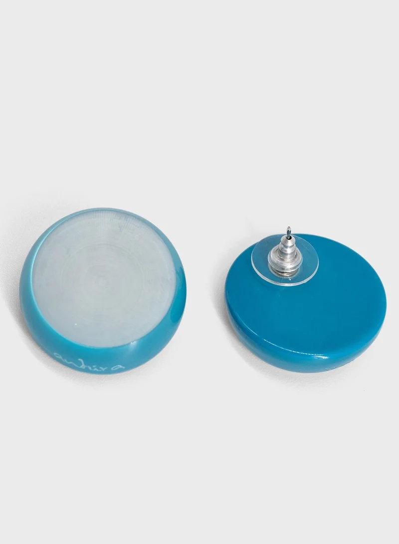 Antura Stone Stud Earrings