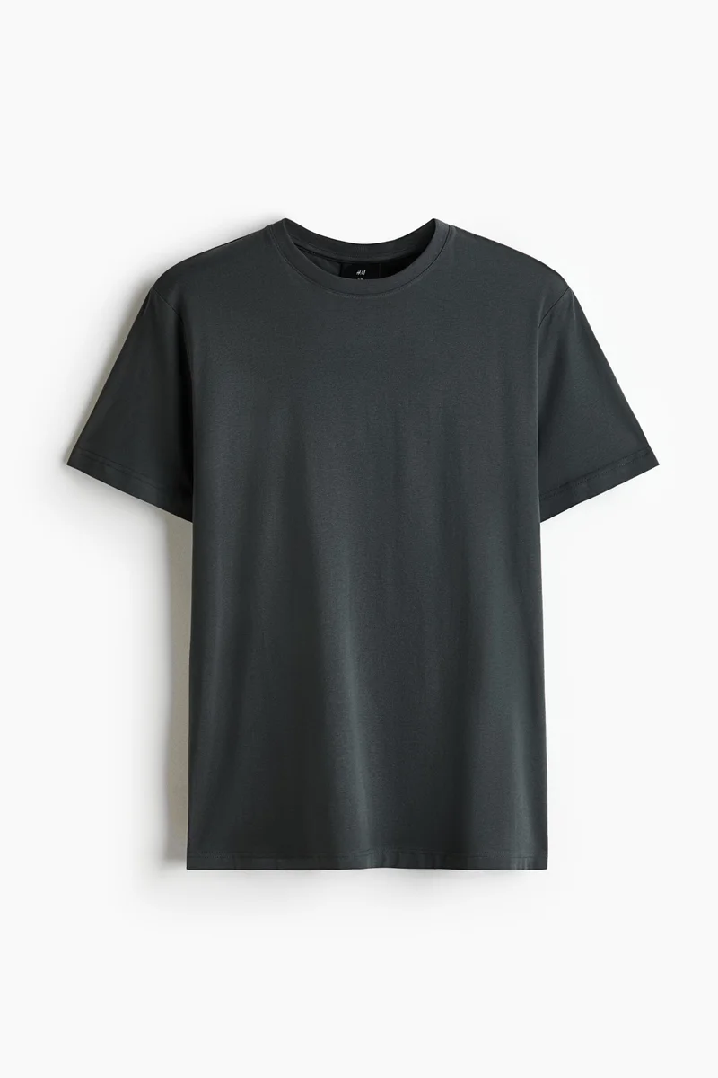H&M  Round-neck T-shirt Slim fit for Men | Best Price UAE