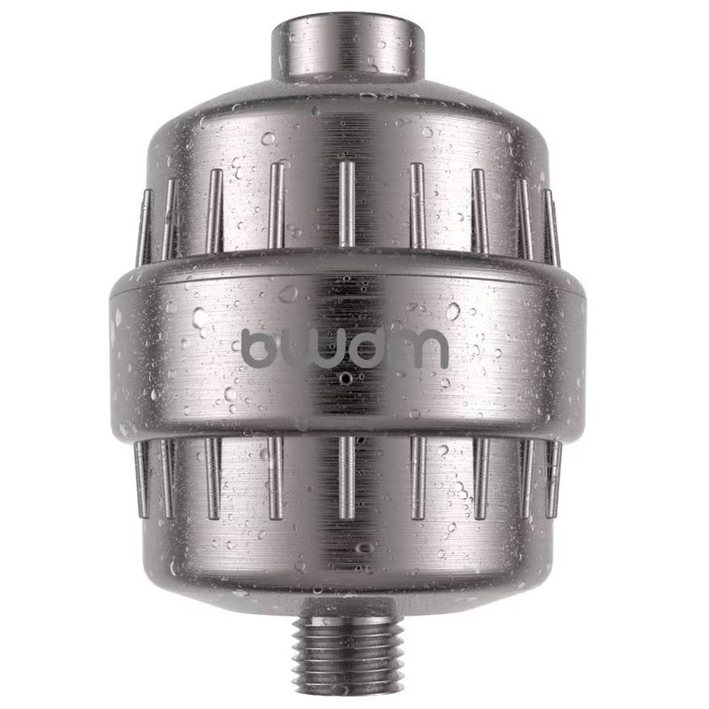 BWDM 15 Stage Shower Filter Shower Head Filter Hard Water FilterRemove Chlorine Heavy Metals and Other Sediments Vitamin C Water Softener Reduces Dry Itchy SkinDandruff Brushed Nickel