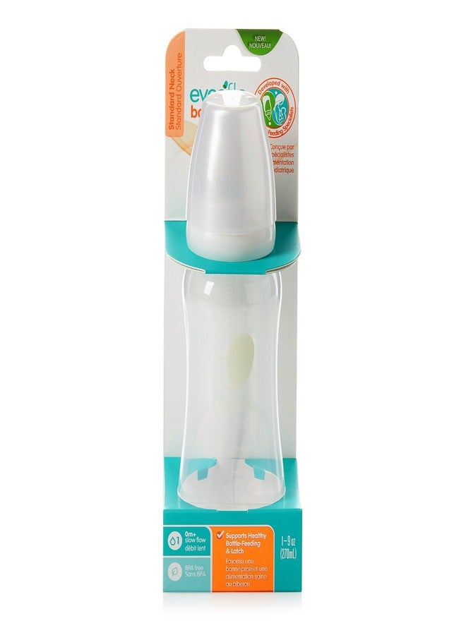 Evenflo Feeding Balance + Standard Neck Plastic Baby Bottle (9 OZ) - Image 1