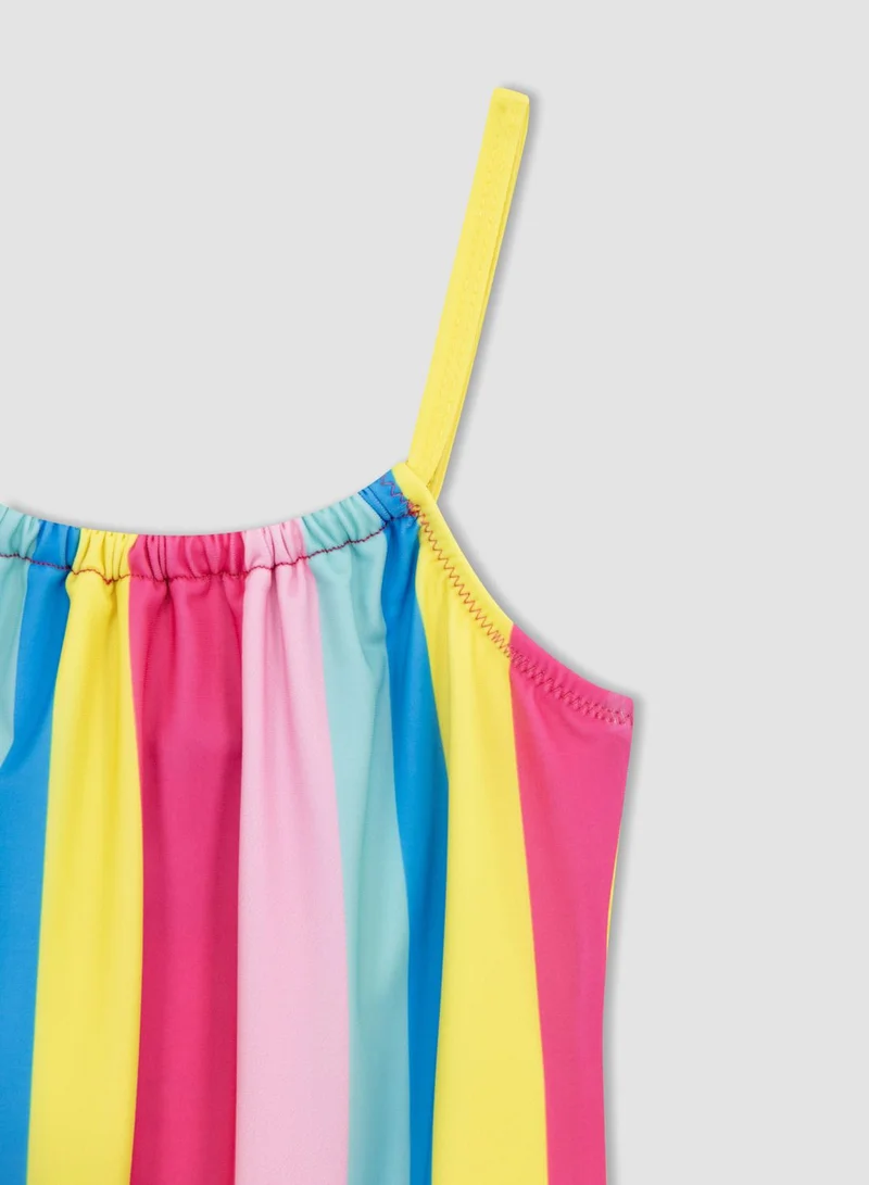 DeFacto Kids Color Block Striped Swimsuit