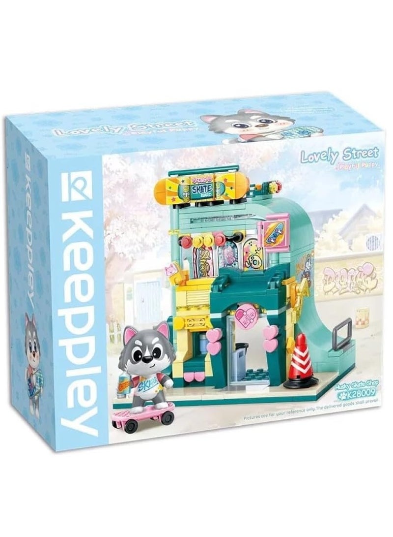 Qman Qman Husky Skate Shop Building Blocks Set - Image 1