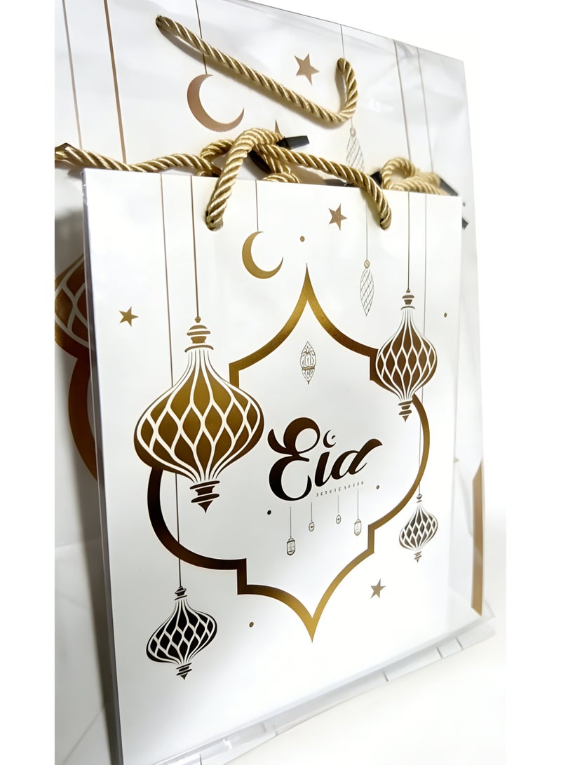 مجموعة حقيبة هدايا للتسوق، حقائب هدايا صغيرة بمقابض وحقائب بيع بالتجزئة بالجملة للأعمال الصغيرة والتسوق والبضائع وحقائب هدايا حفلات أعياد الميلاد وحفلات الزفاف - Image 2