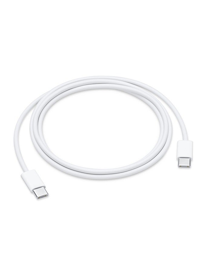 كابل شحن iPhone 1 متر، كابل شحن من نوع USB C إلى USB C بقماش PVC وشحن سريع PD، كابل نوع C لـ iPhone 16/16 Pro/16 Pro Max، شاحن USB C - Image 1
